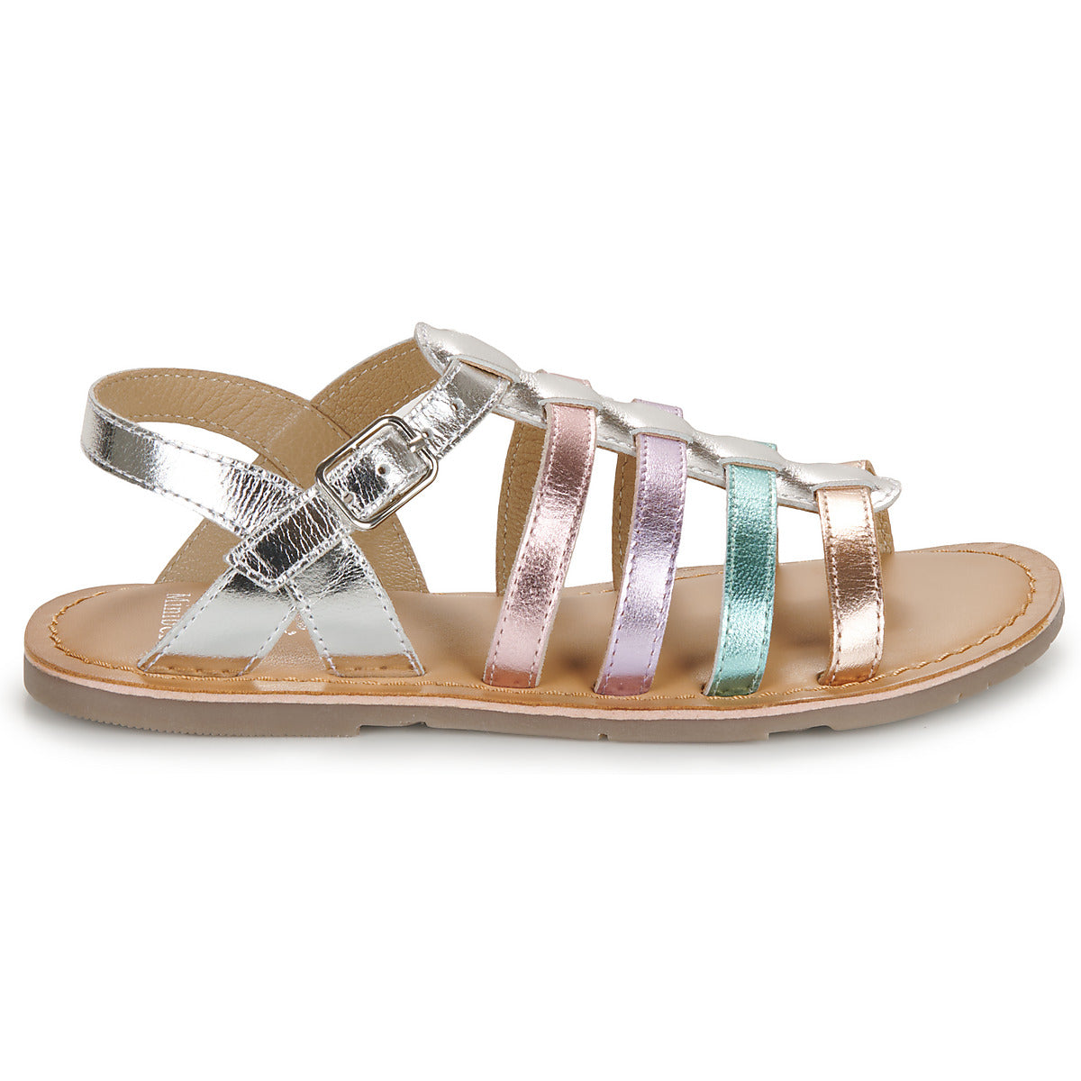 Sandali bambini ragazza Minibel BERGAMOTTE Argento