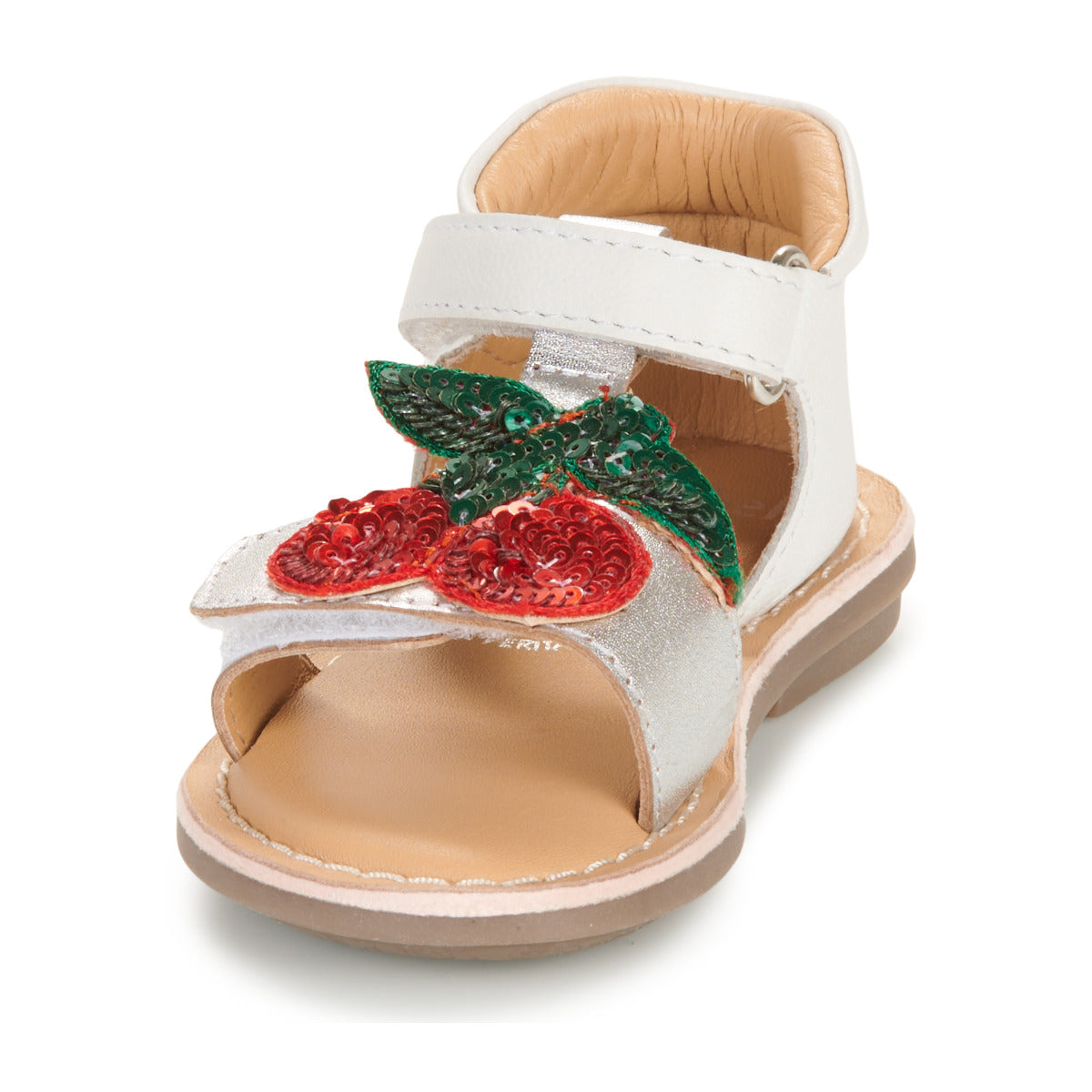 Sandali bambini ragazza Minibel CERISE Argento