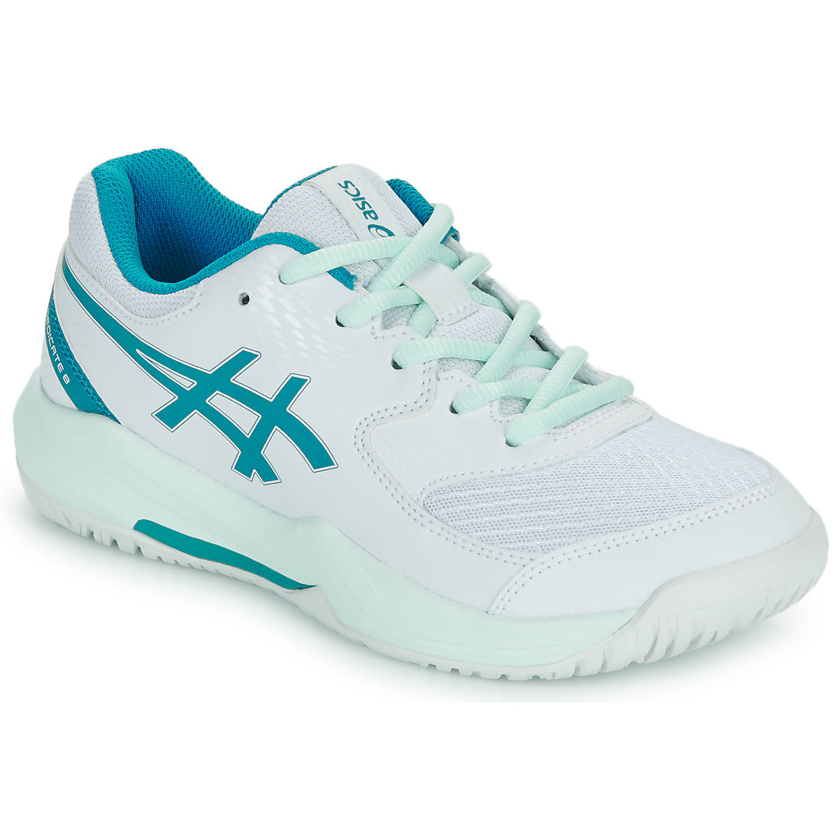 Scarpe bambini ragazza Asics  GEL-DEDICATE 8 GS  Bianco