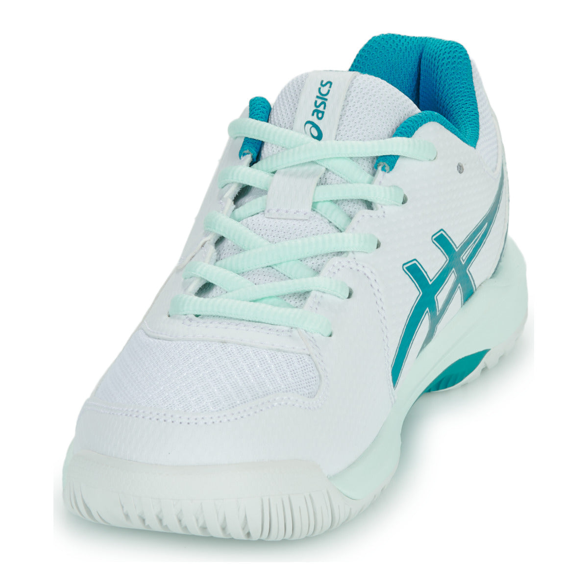 Scarpe bambini ragazza Asics  GEL-DEDICATE 8 GS  Bianco