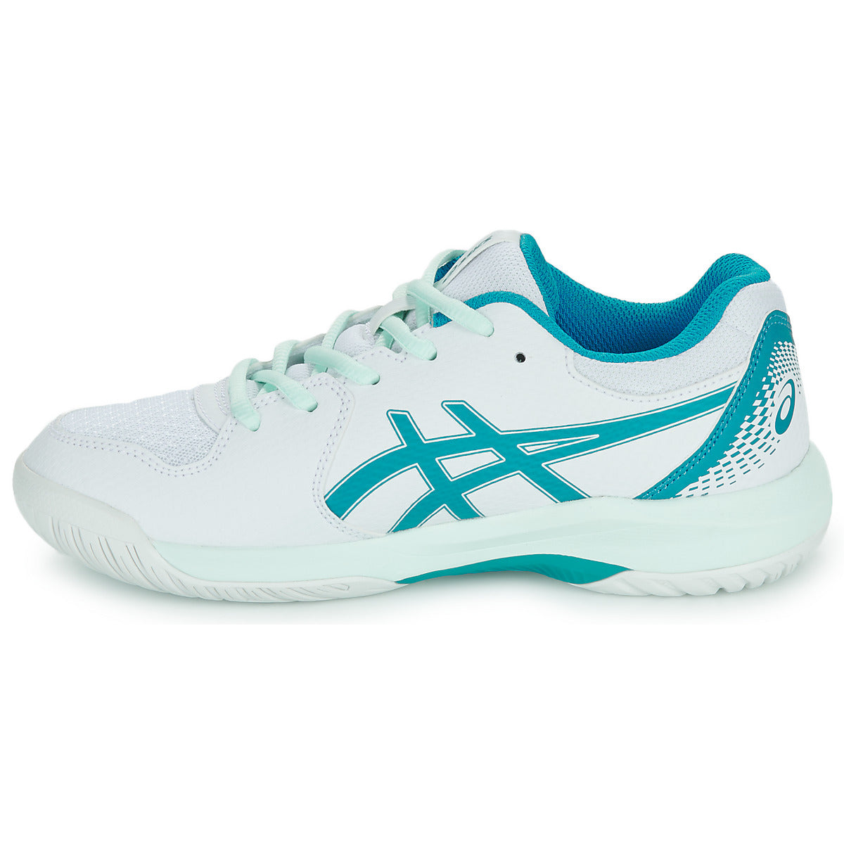 Scarpe bambini ragazza Asics  GEL-DEDICATE 8 GS  Bianco