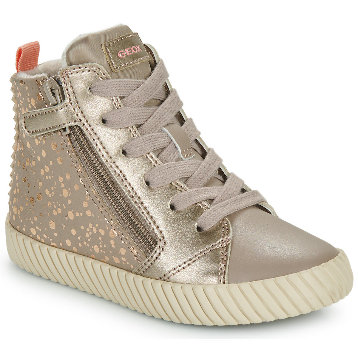 Scarpe bambini ragazza Geox  J MIRROLESS GIRL  Beige