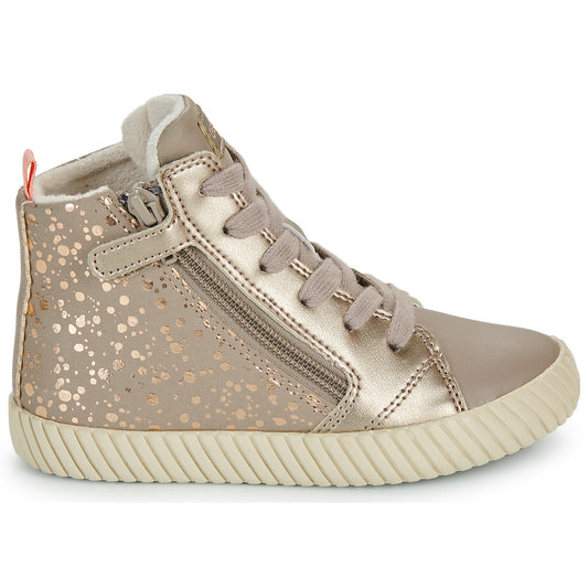 Scarpe bambini ragazza Geox  J MIRROLESS GIRL  Beige