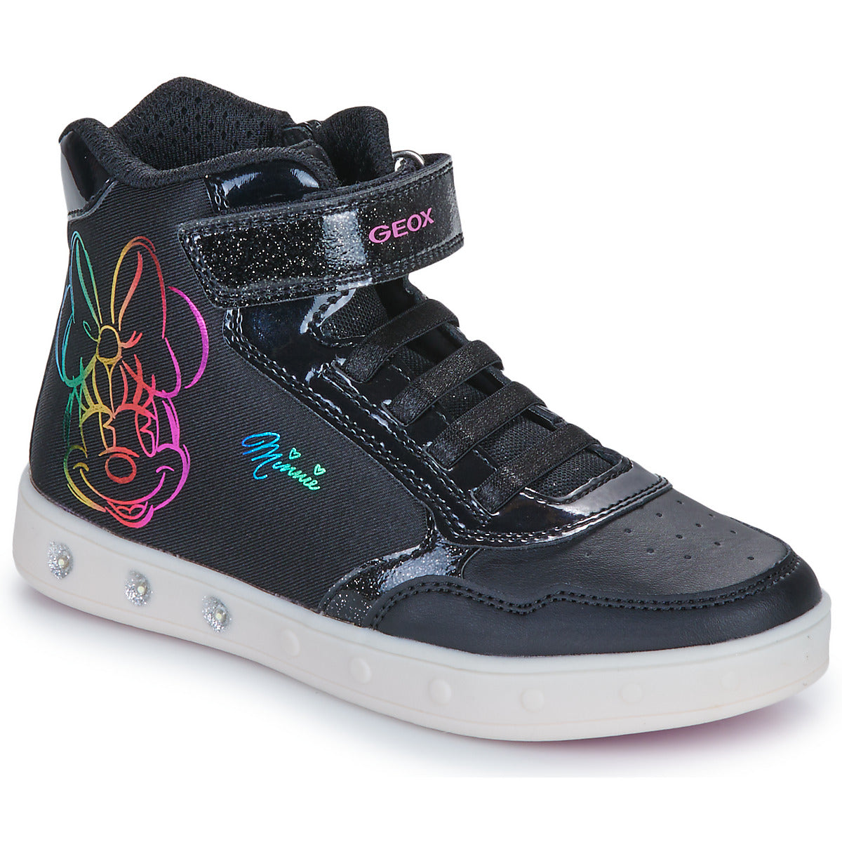 Scarpe bambini ragazza Geox  J SKYLIN GIRL  Nero