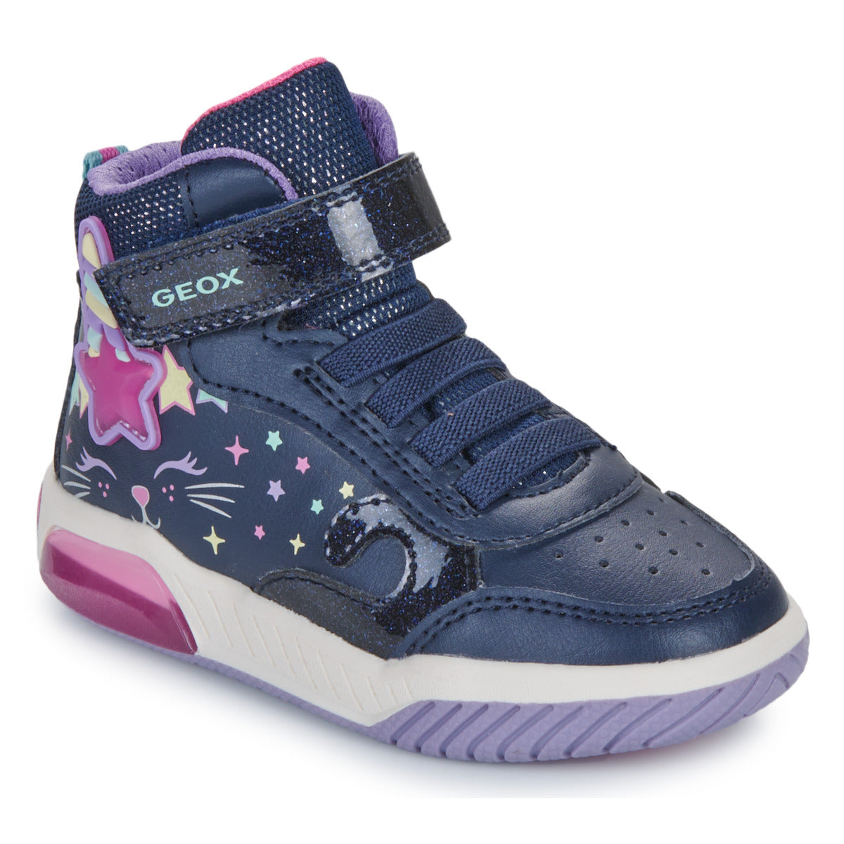 Scarpe bambini ragazza Geox  J INEK GIRL  Blu