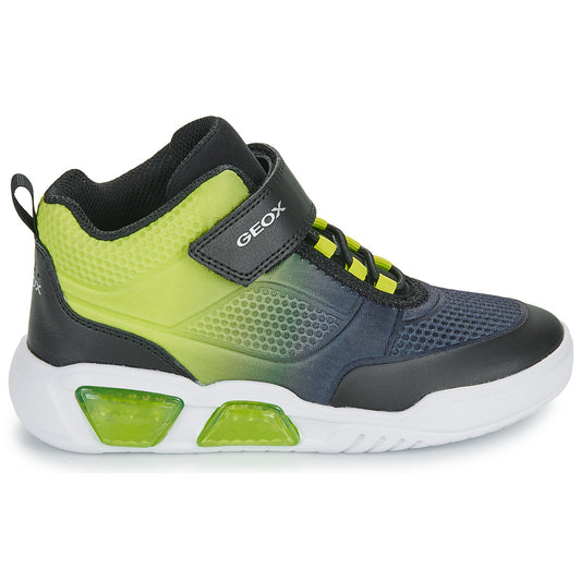 Scarpe bambini ragazzo Geox  J ILLUMINUS BOY  Nero