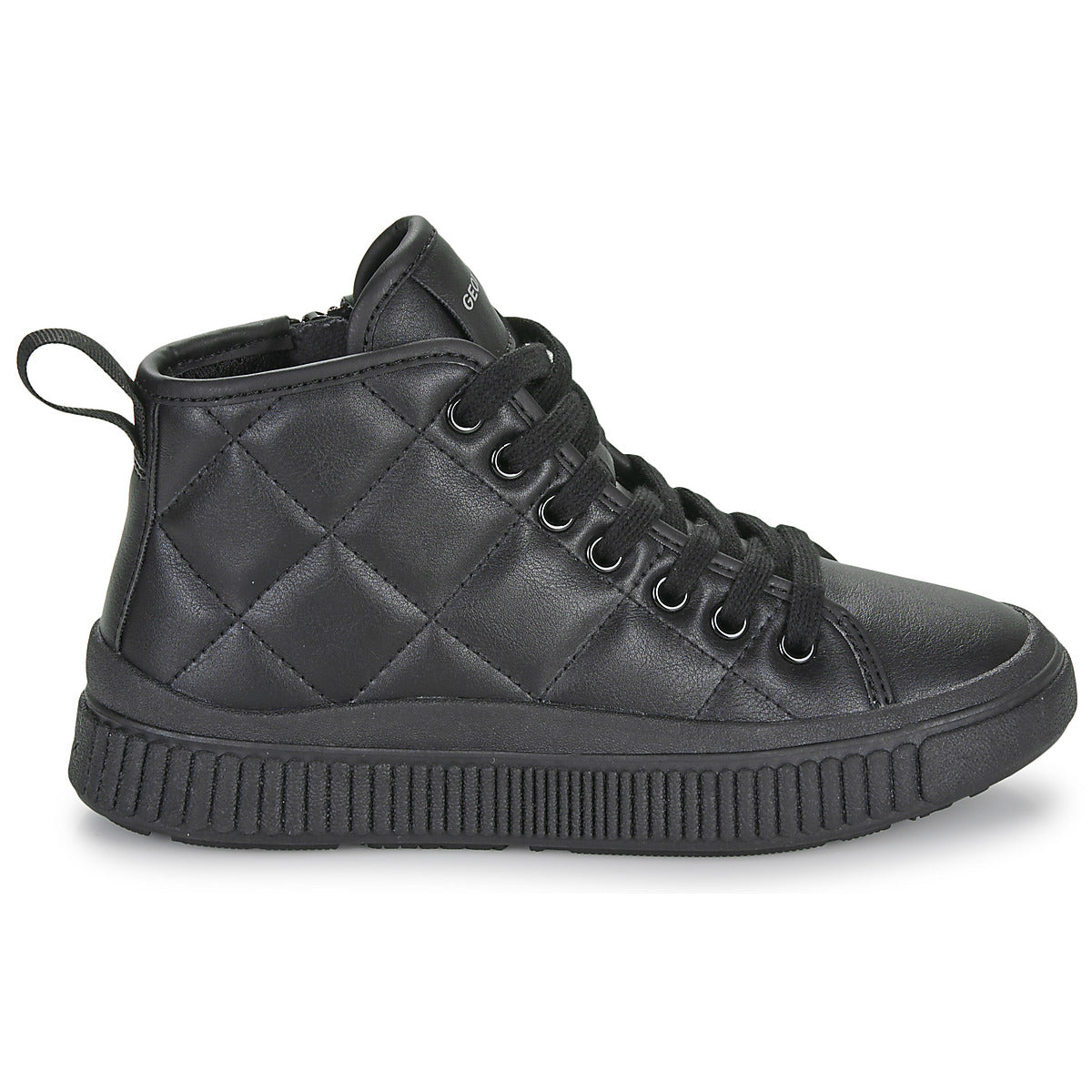 Scarpe bambini ragazza Geox  J LAQUINNY GIRL  Nero