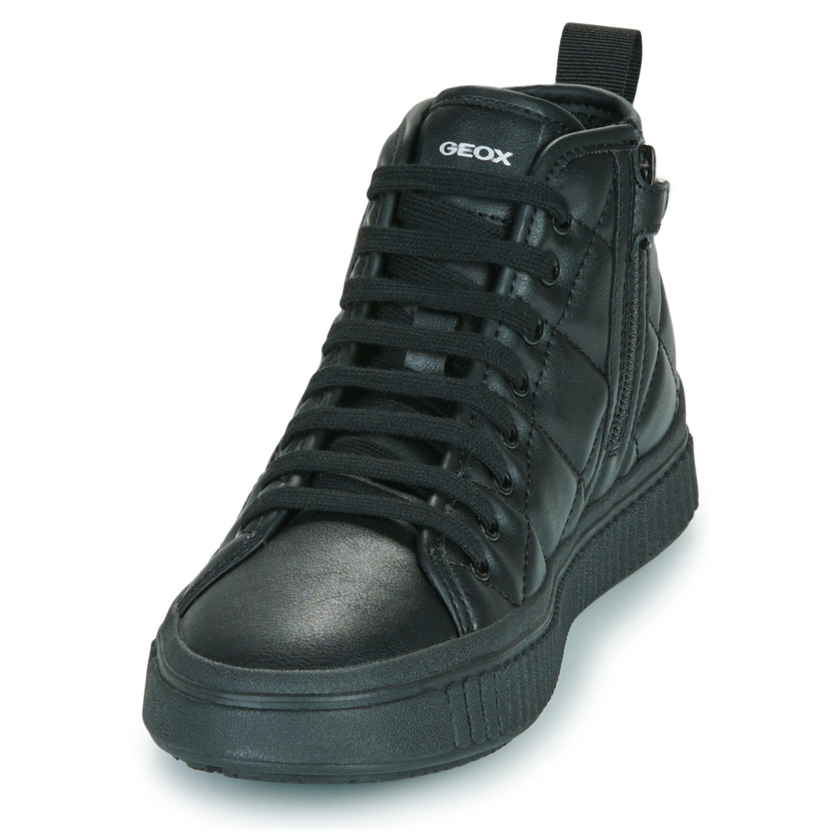 Scarpe bambini ragazza Geox  J LAQUINNY GIRL  Nero