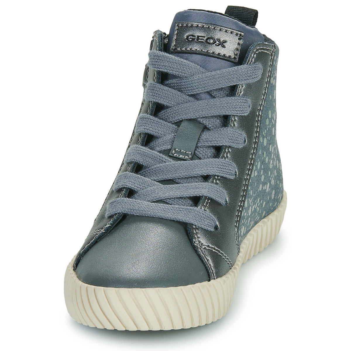 Scarpe bambini ragazza Geox  J MIRROLESS GIRL  Argento