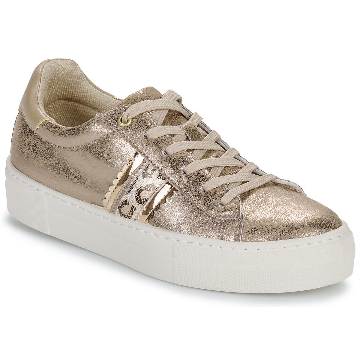 Sneakers basse Donna Geox  D CLAUDIN  Oro