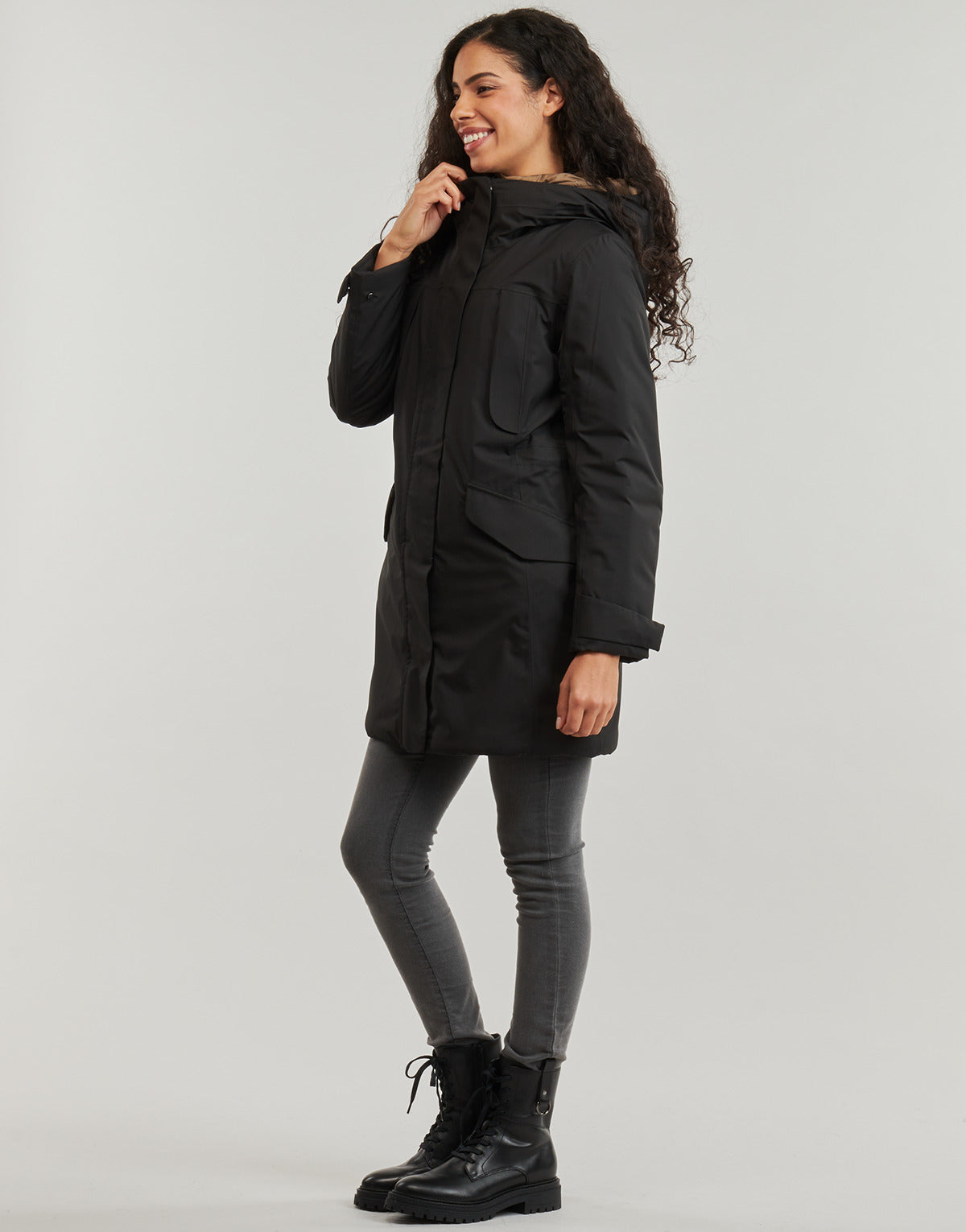 Parka Donna Geox  W FELICITY ABX LONG  Nero