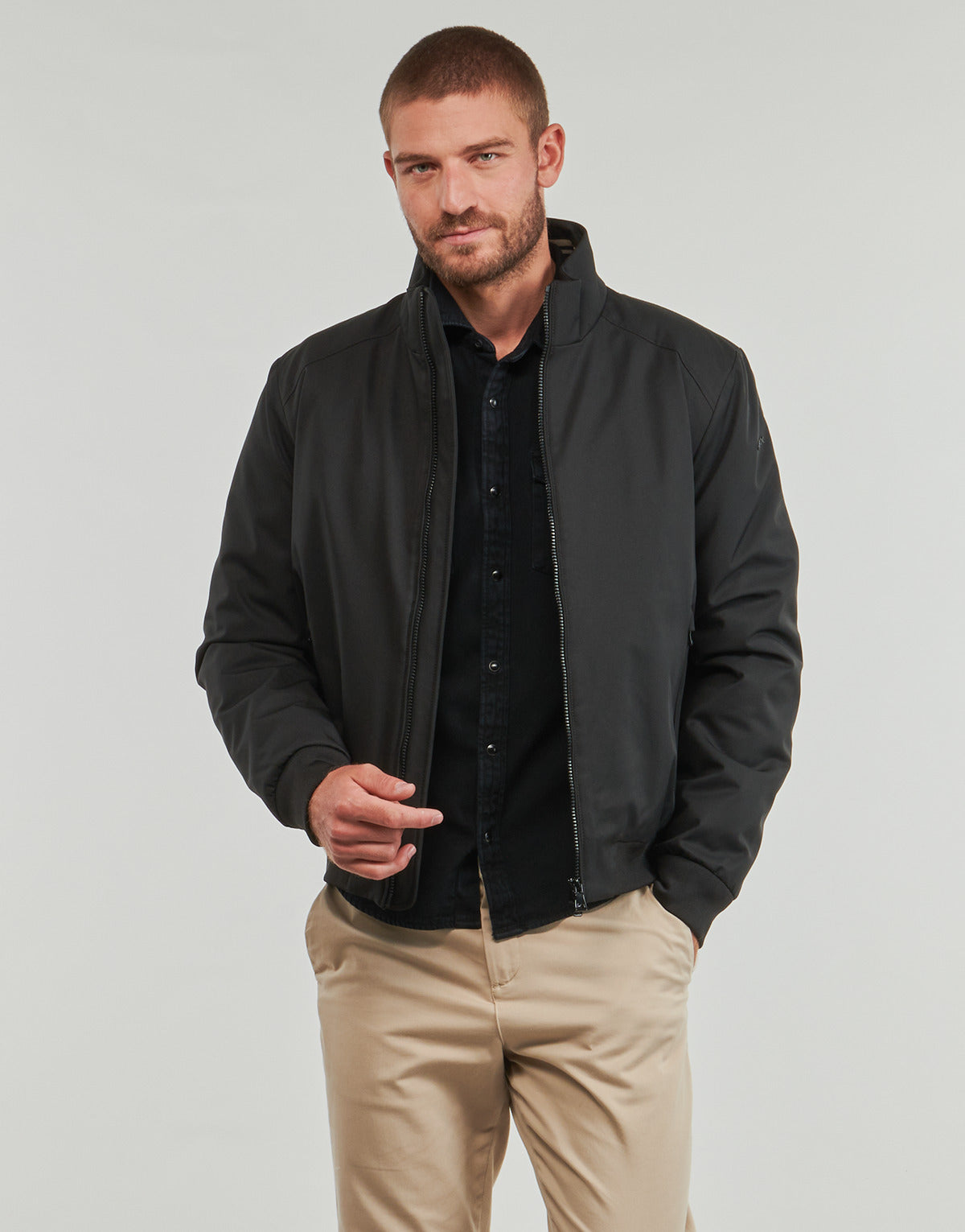 Parka Uomo Geox  M VINCIT BOMBER  Nero