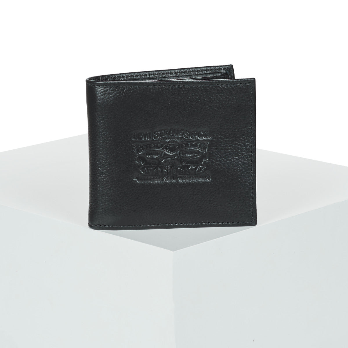 Portafoglio Uomo Levis  VINTAGE TWO HORSE BIFOLD COIN WALLET  Nero