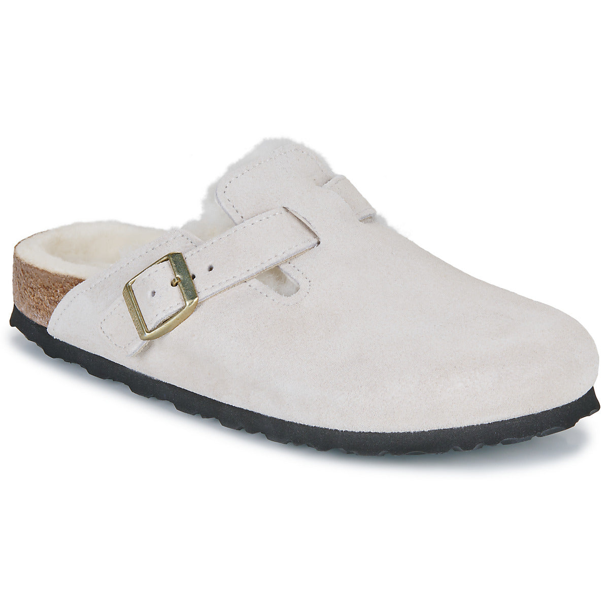 Scarpe Donna Birkenstock  Boston Shearling LEVE Antique White LAF  Beige