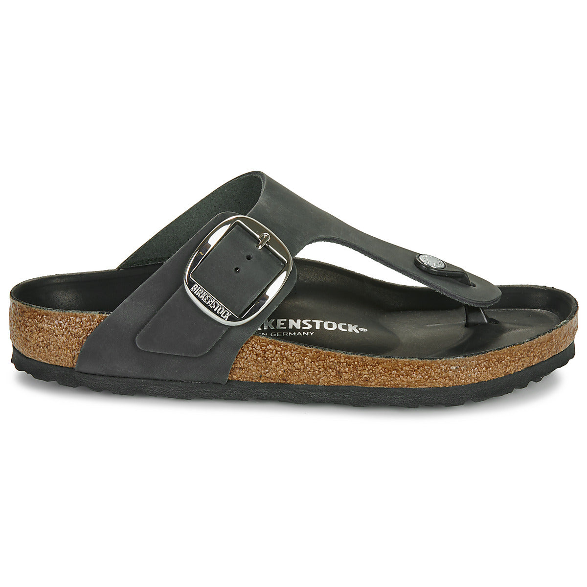 Infradito Donna Birkenstock  Gizeh Big Buckle LEOI Black HEX  Nero