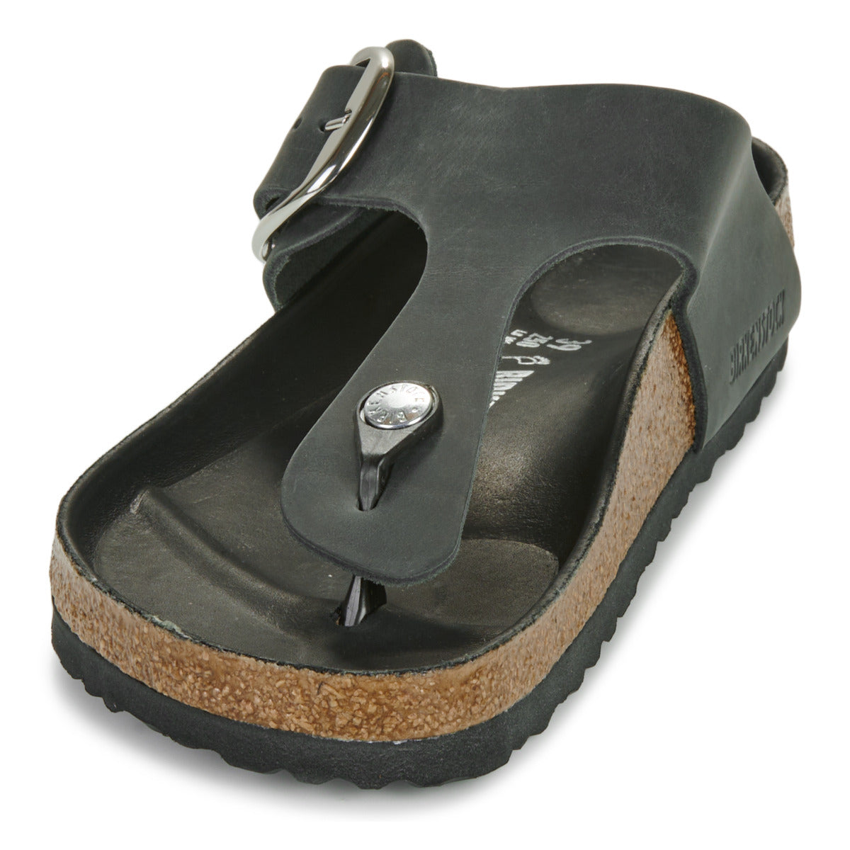 Infradito Donna Birkenstock  Gizeh Big Buckle LEOI Black HEX  Nero