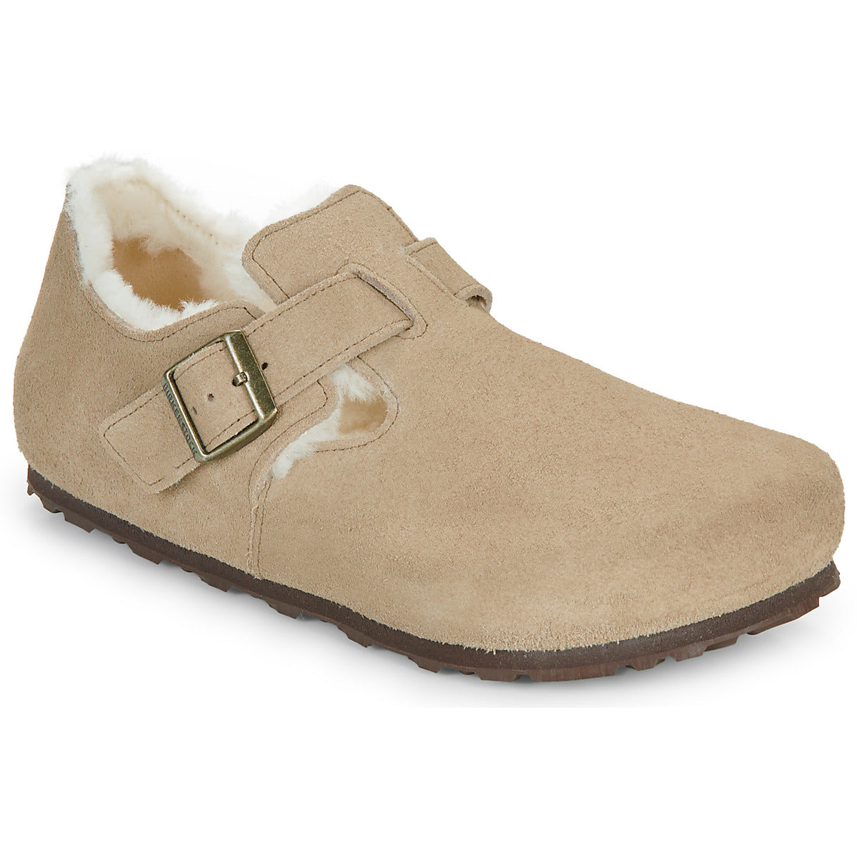 Scarpe Uomo Birkenstock  London Shearling LEVE Taupe  Beige