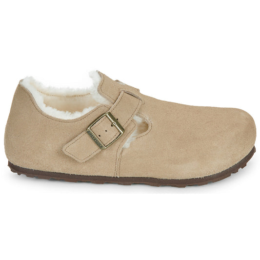 Scarpe Uomo Birkenstock  London Shearling LEVE Taupe  Beige