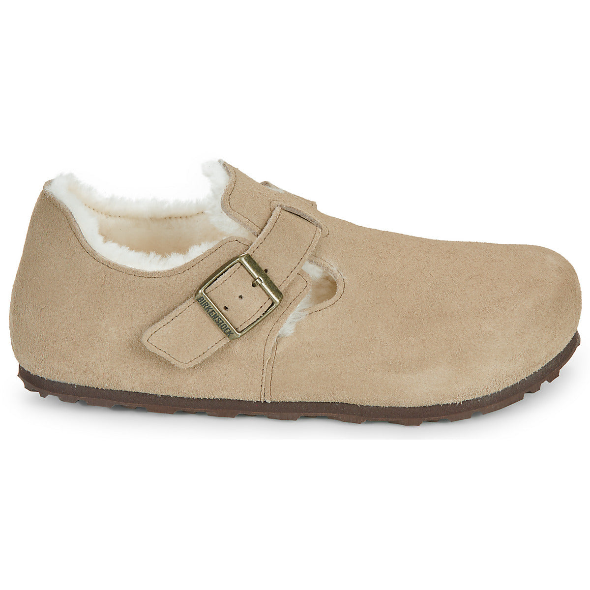 Scarpe Donna Birkenstock  London Shearling LEVE Taupe  Beige