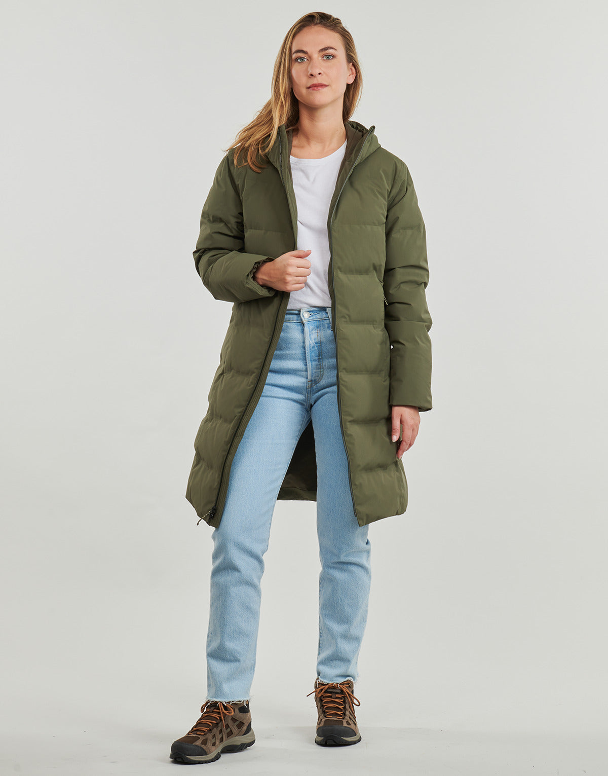 Piumino Donna Patagonia  W's Jackson Glacier Parka  Kaki