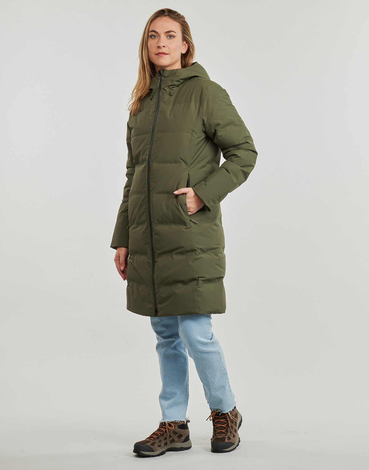 Piumino Donna Patagonia  W's Jackson Glacier Parka  Kaki