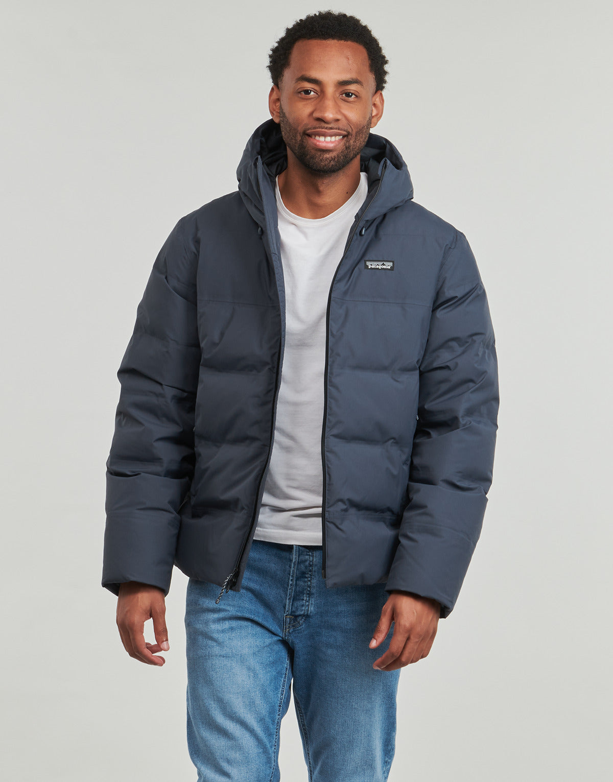 Piumino Uomo Patagonia  M's Jackson Glacier Jkt  Blu