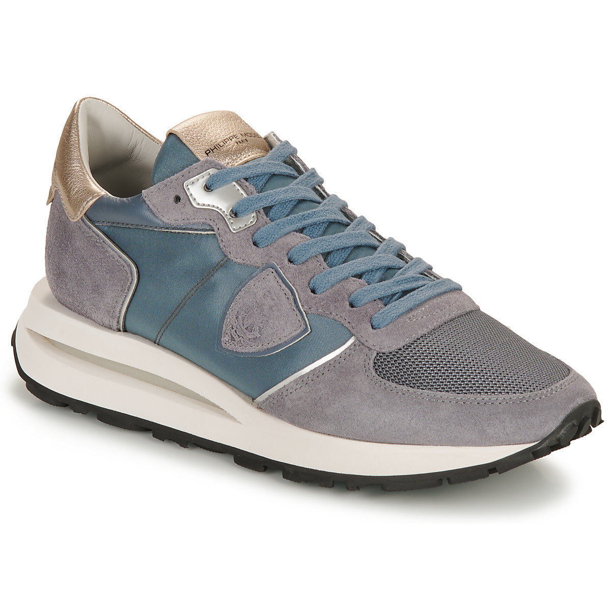 Sneakers basse Donna Philippe Model  TROPEZ HAUTE LOW WOMAN  Blu