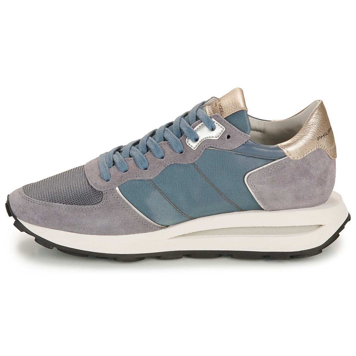 Sneakers basse Donna Philippe Model  TROPEZ HAUTE LOW WOMAN  Blu