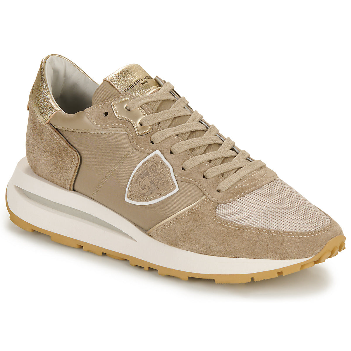 Sneakers basse Donna Philippe Model  TROPEZ HAUTE LOW WOMAN  Beige