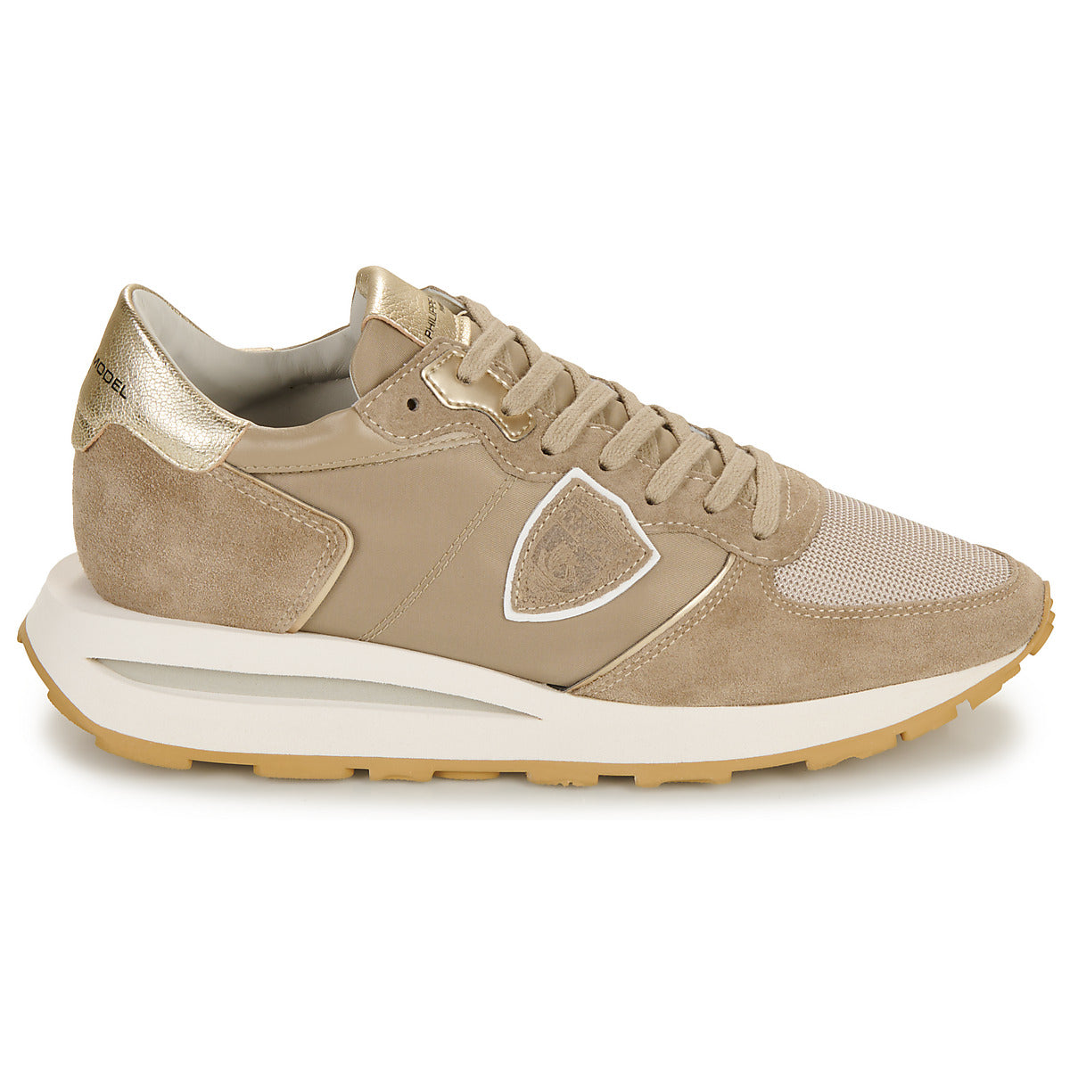 Sneakers basse Donna Philippe Model  TROPEZ HAUTE LOW WOMAN  Beige