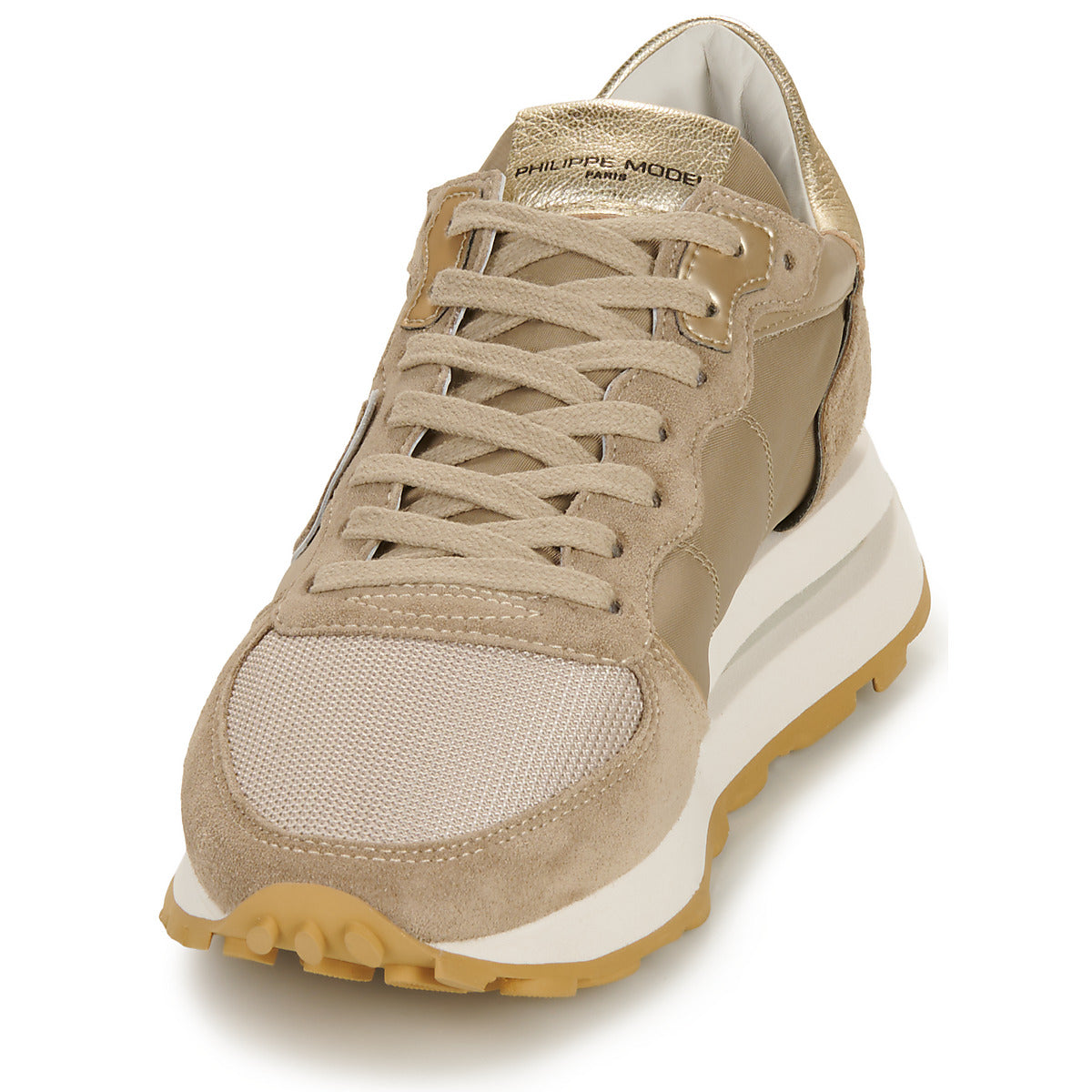 Sneakers basse Donna Philippe Model  TROPEZ HAUTE LOW WOMAN  Beige