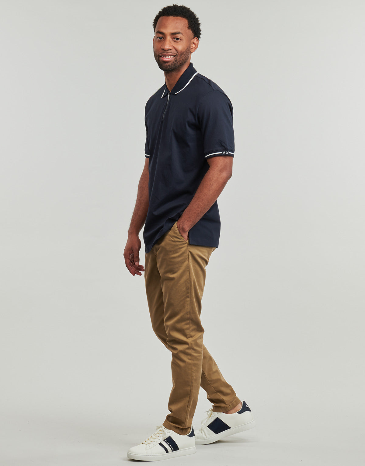 Polo Uomo Armani Exchange  6DZFJR  Marine