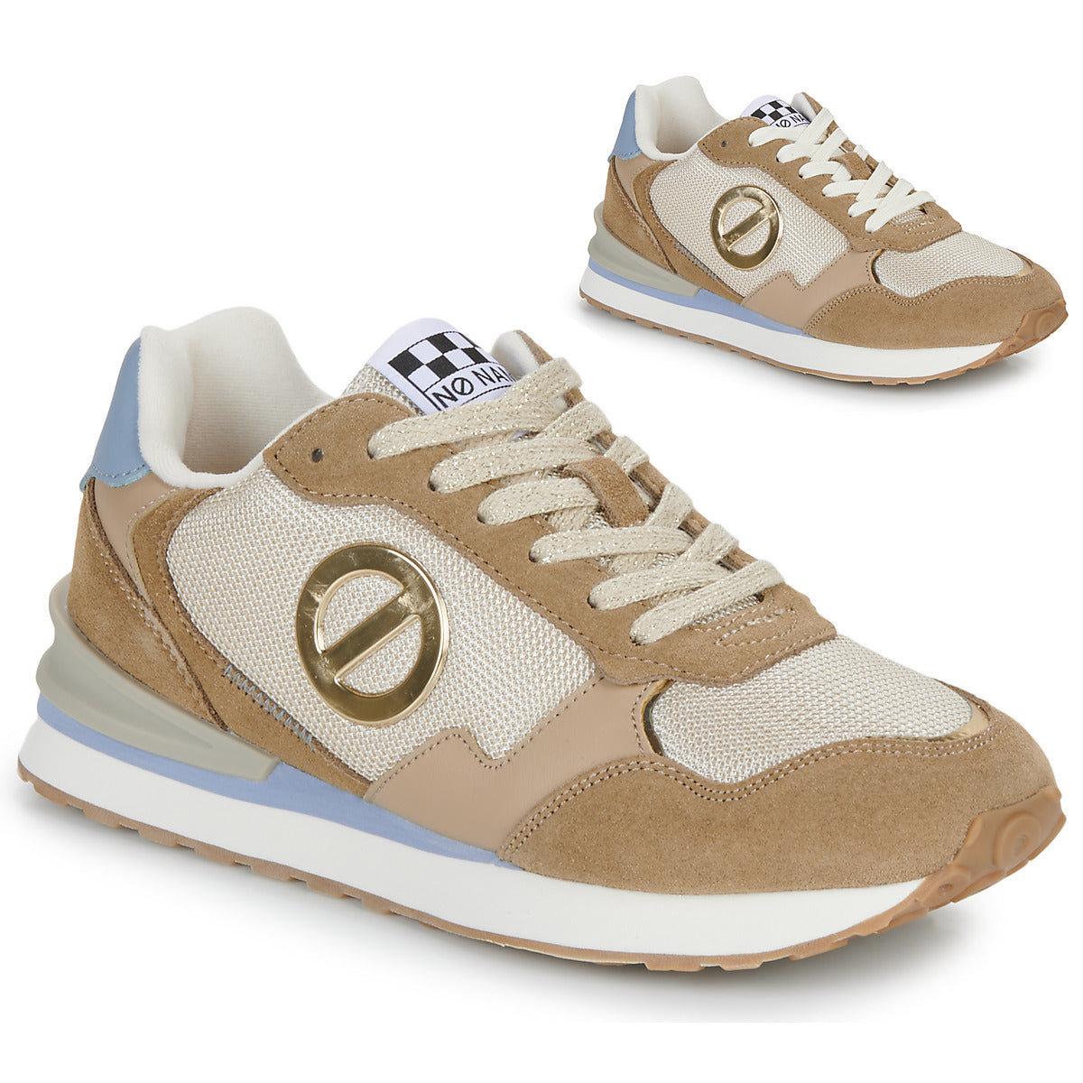 Sneakers basse Donna No Name TOVA RUNNER W Beige