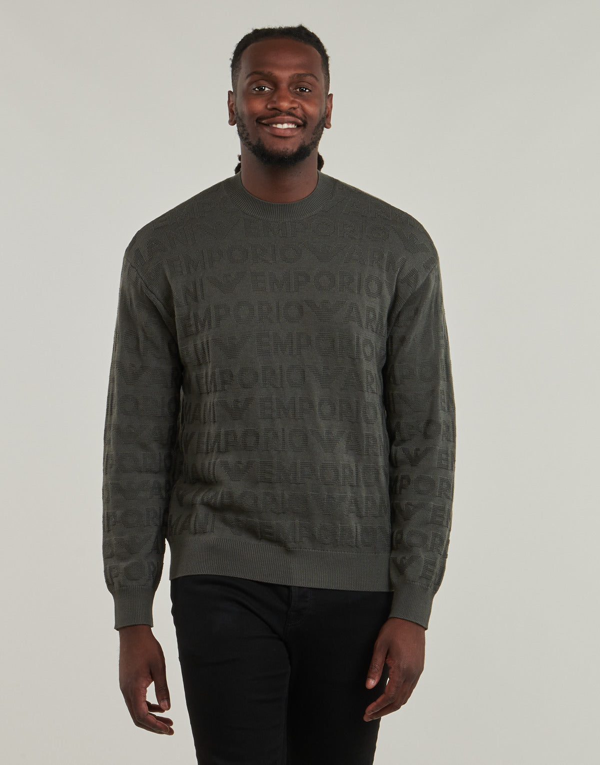 Maglione Uomo Emporio Armani 6D1MXK Marrone