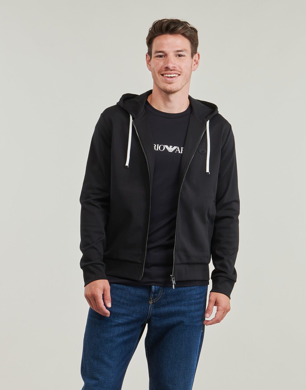 Felpa Uomo Emporio Armani 8N1MG0 Nero