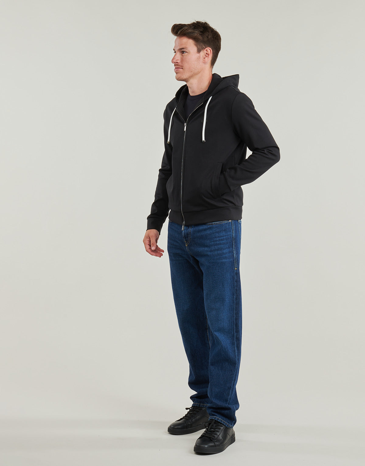 Felpa Uomo Emporio Armani 8N1MG0 Nero