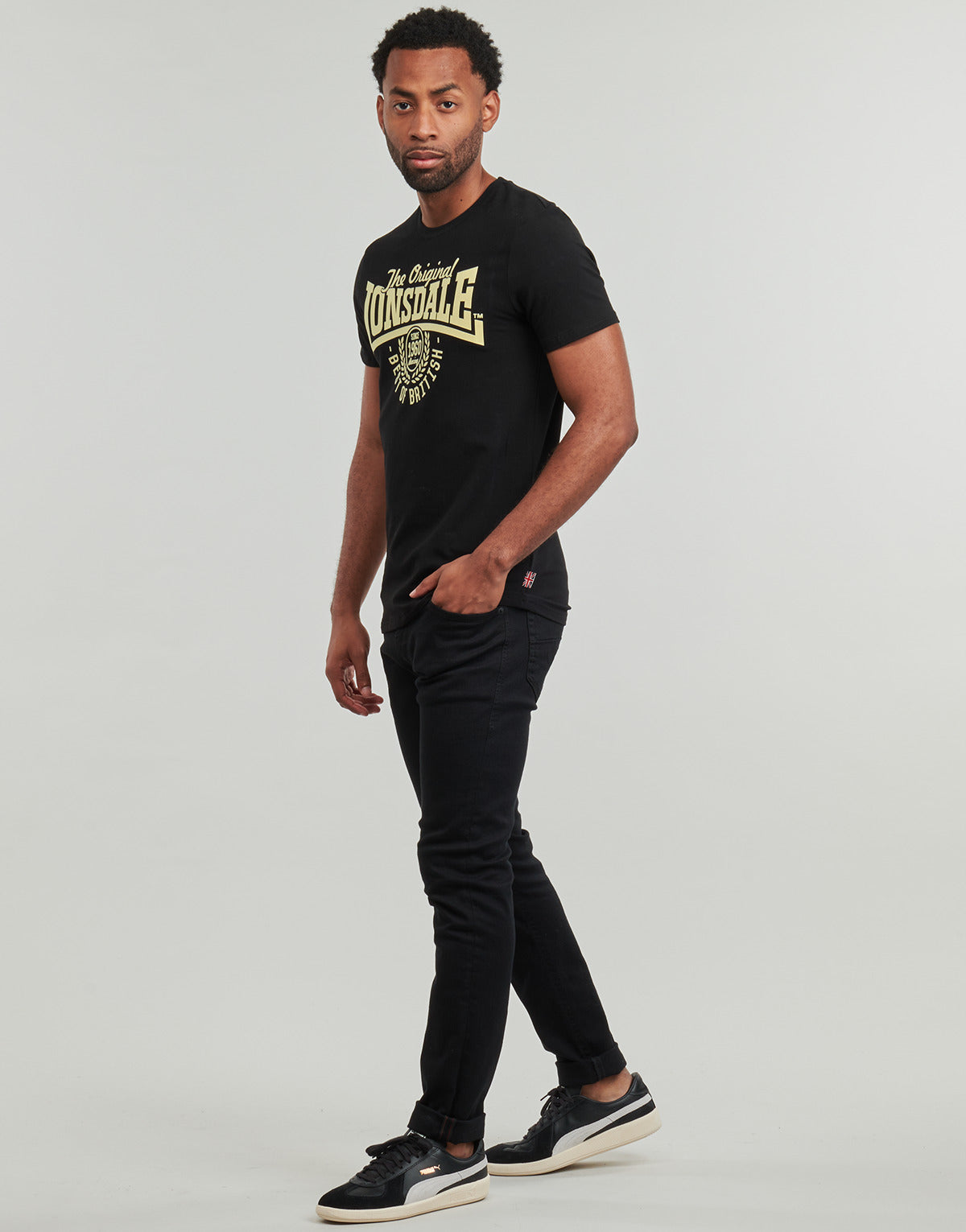 T-shirt Uomo Lonsdale BETHERSDEN Nero