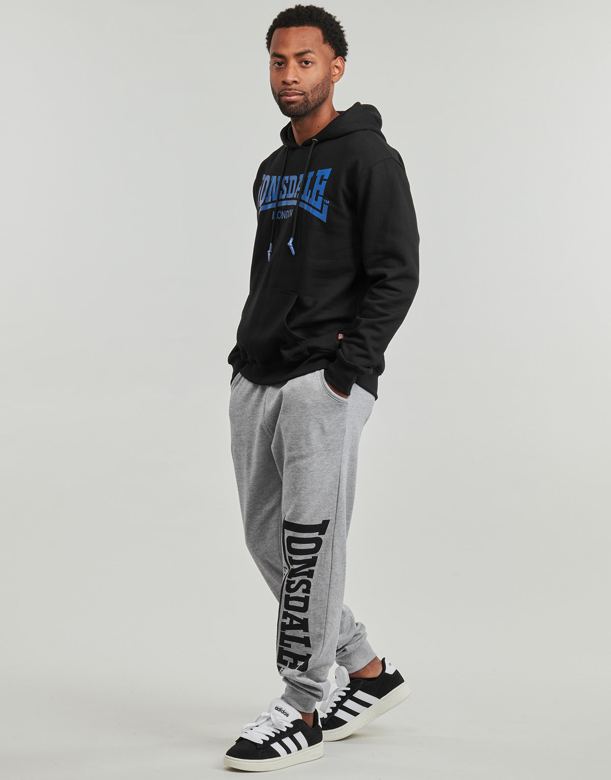 Felpa Uomo Lonsdale CHATSWORTH Nero