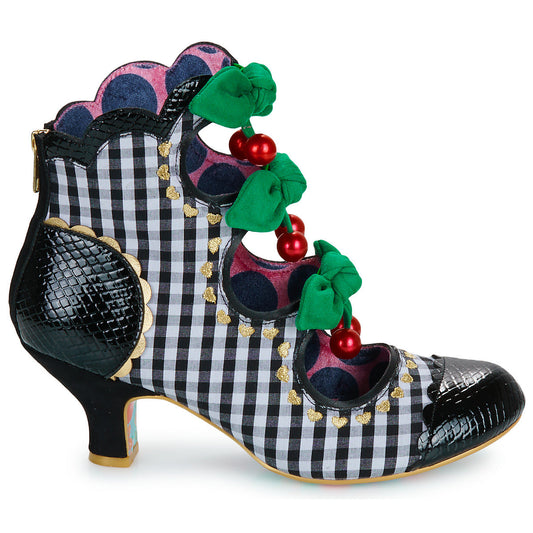 Stivaletti Donna Irregular Choice CHERRY COLA Nero