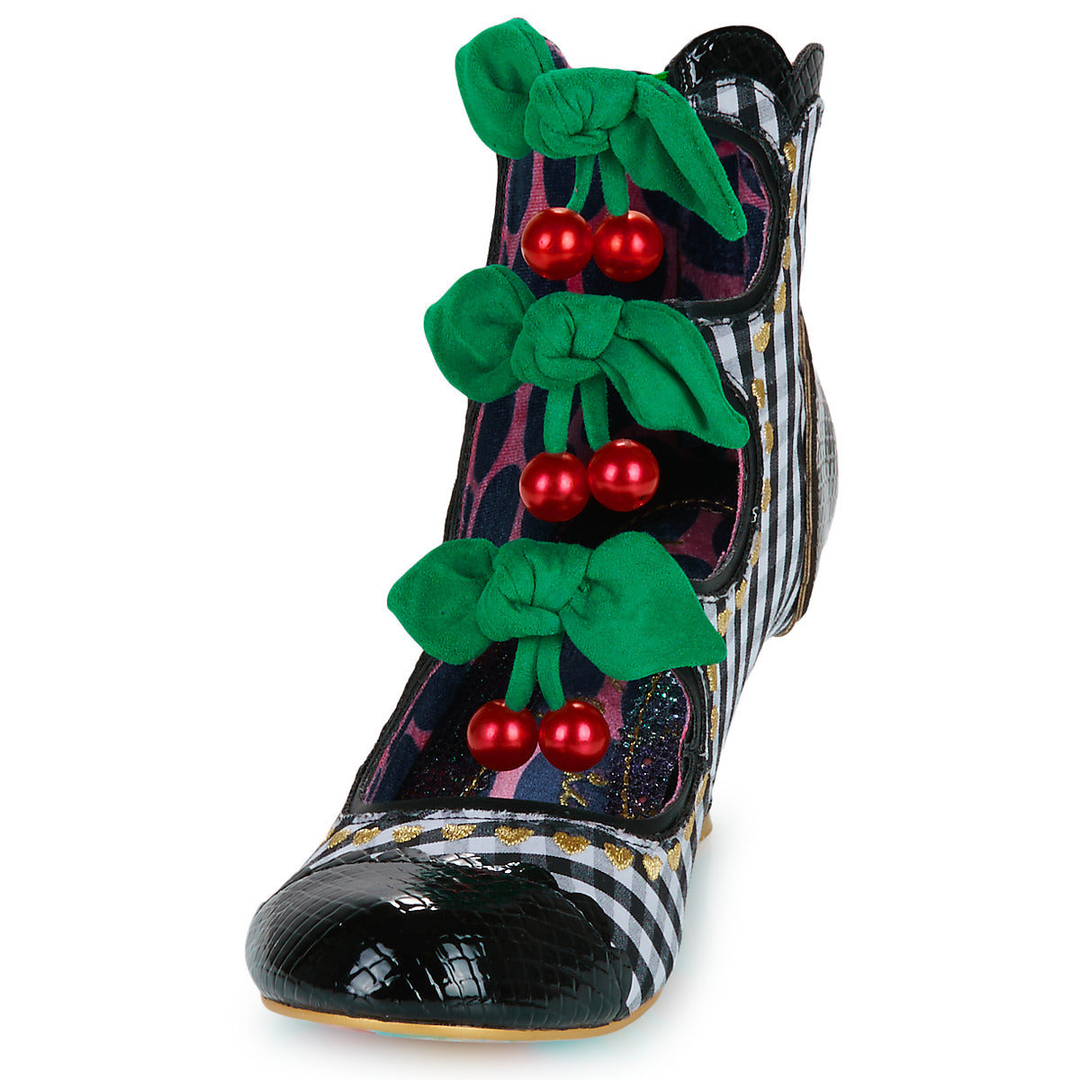 Stivaletti Donna Irregular Choice CHERRY COLA Nero