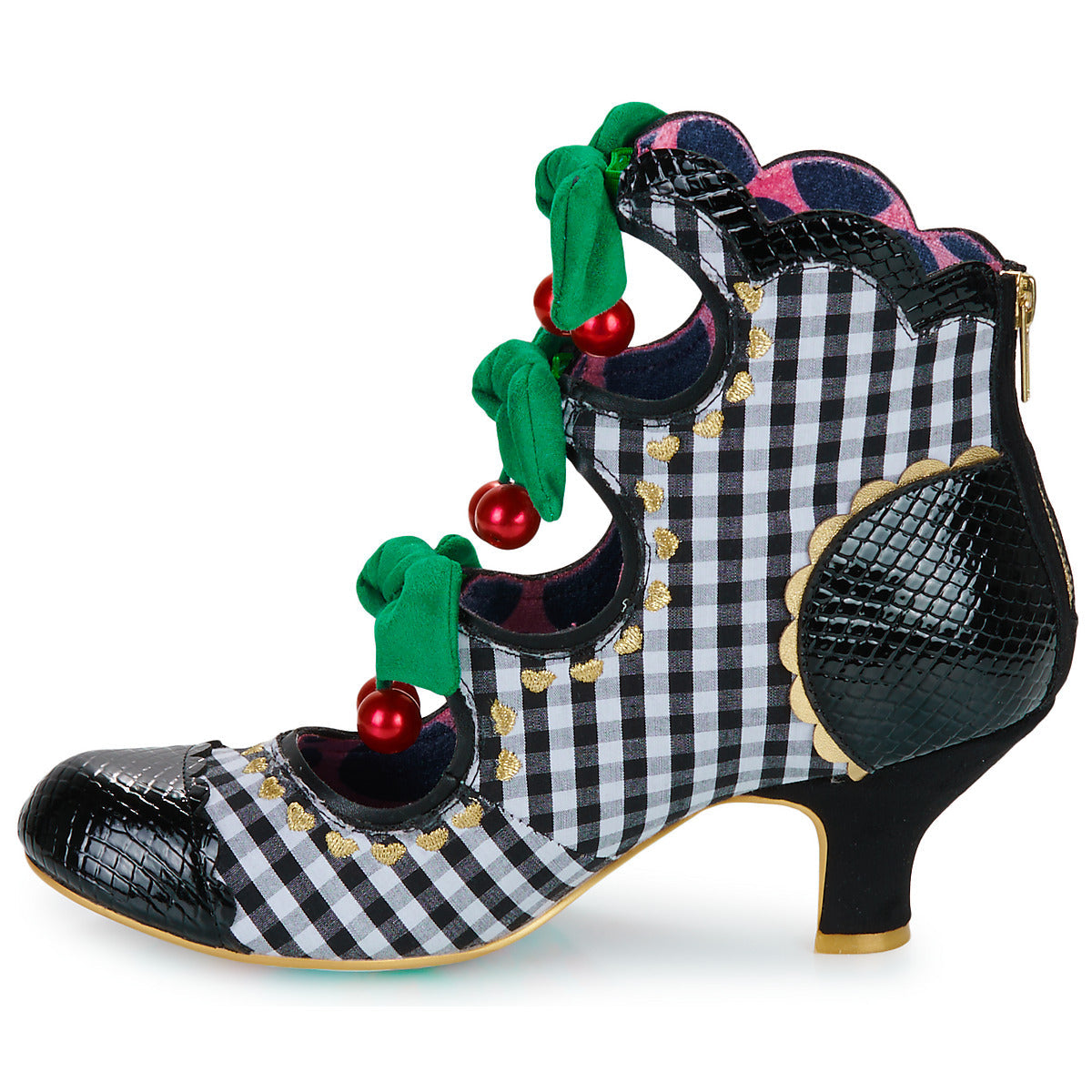 Stivaletti Donna Irregular Choice CHERRY COLA Nero