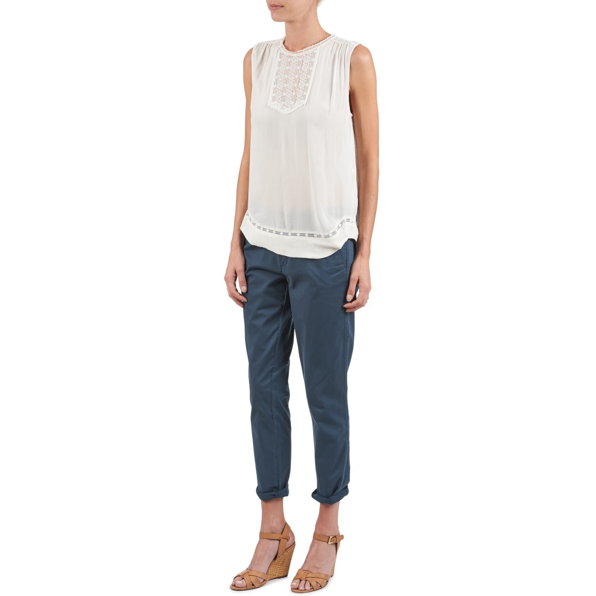 Pantalone Chino Donna Chipie TOCINA Blu