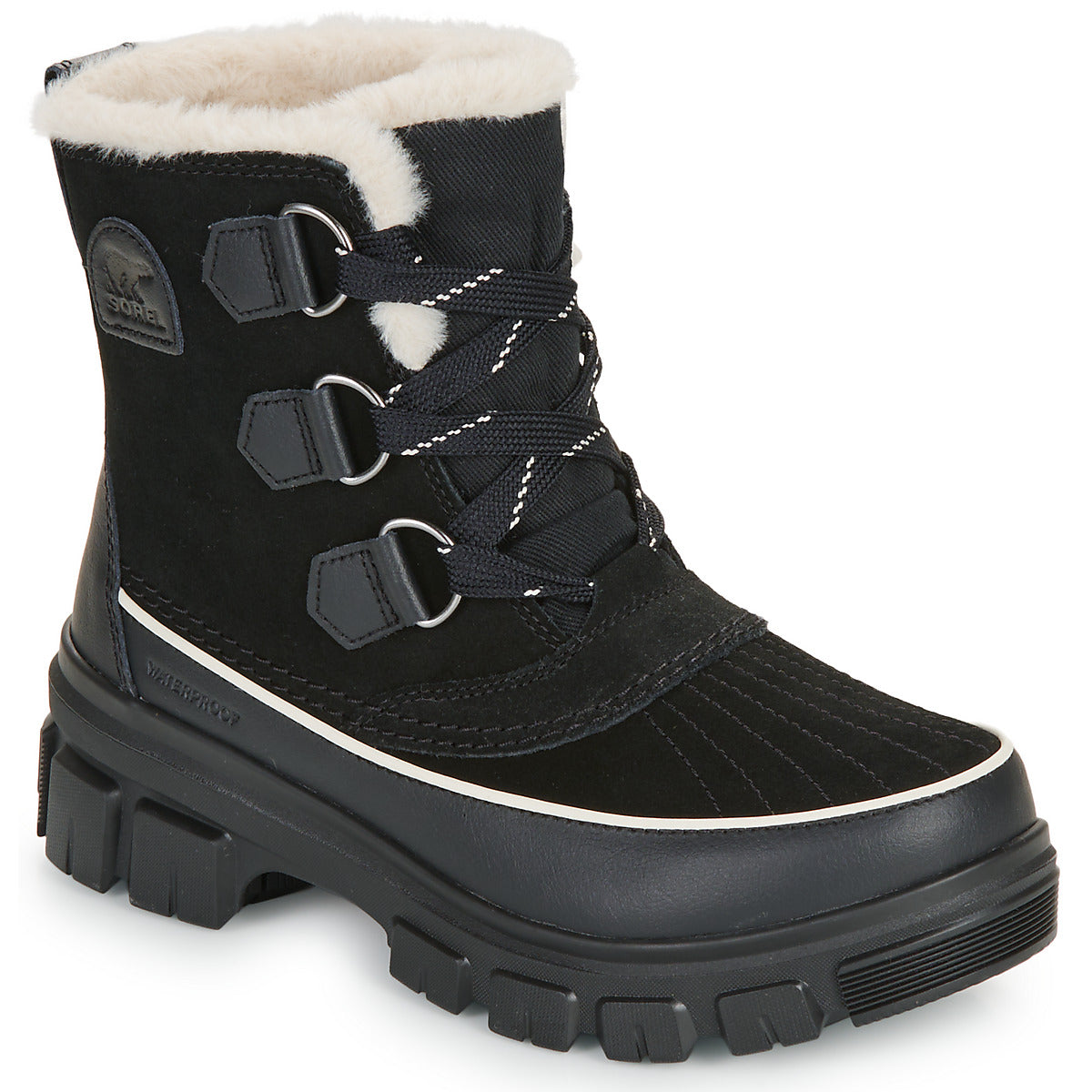 Scarpe da neve Donna Sorel 010 BLACK FAWN Nero