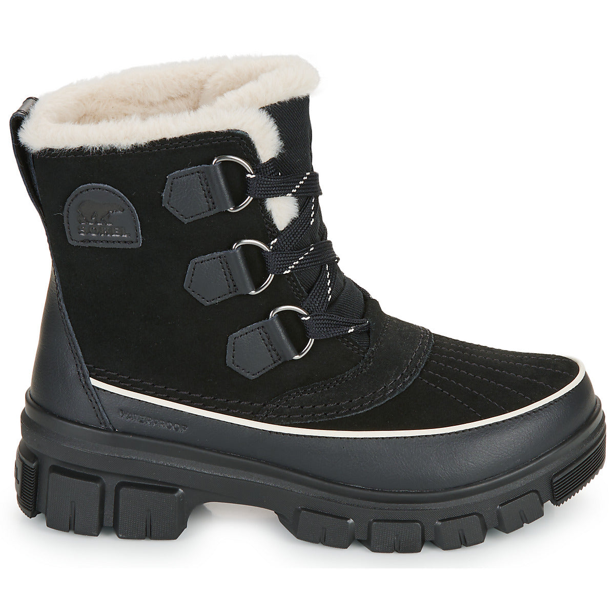 Scarpe da neve Donna Sorel 010 BLACK FAWN Nero