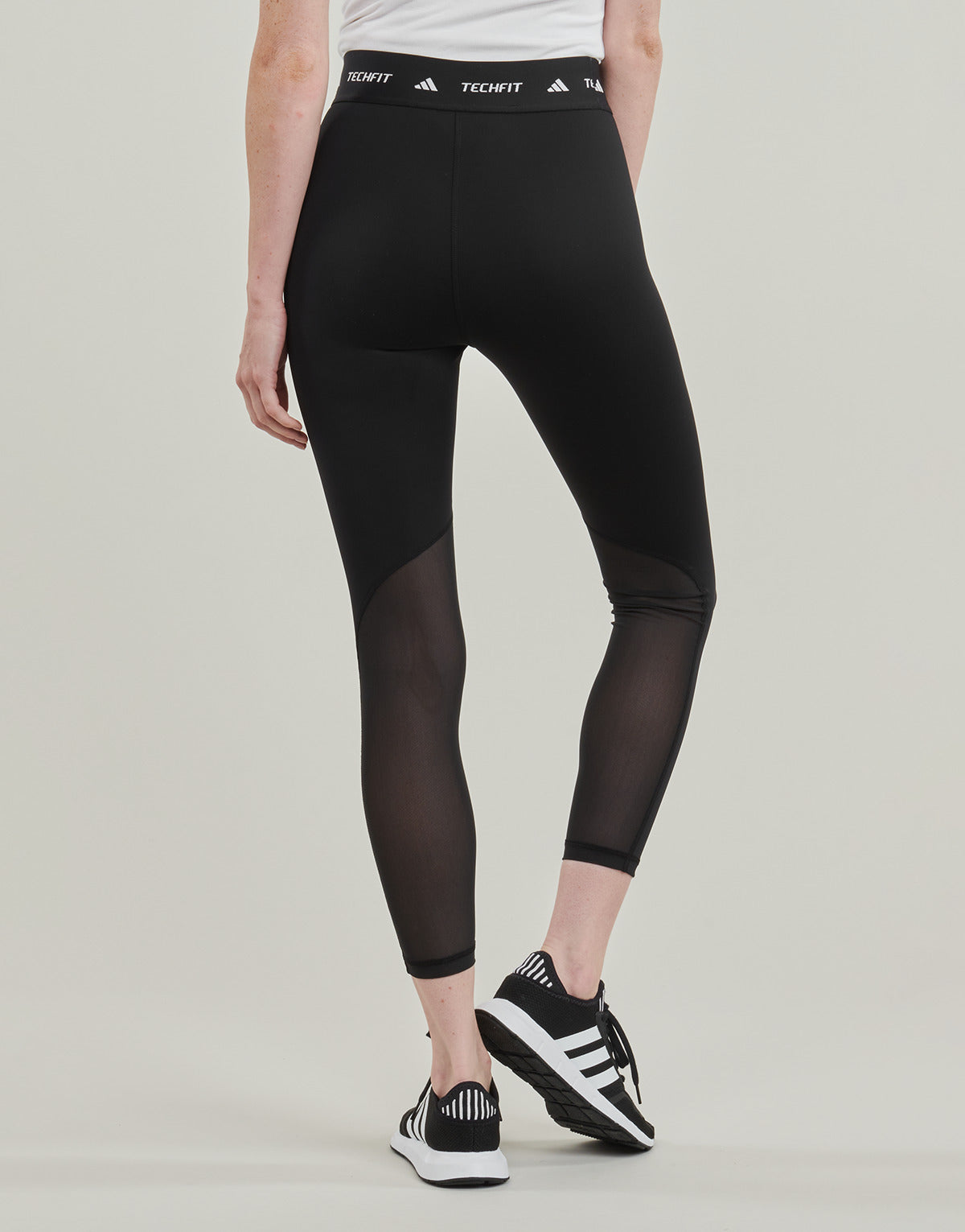 Collant Donna adidas  TECHFIT 3-Stripes 7/8 Leggings  Nero