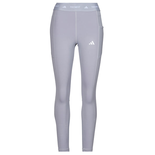 Collant Donna adidas  TECHFIT Stash Pocket Full-Length Leggings  Grigio