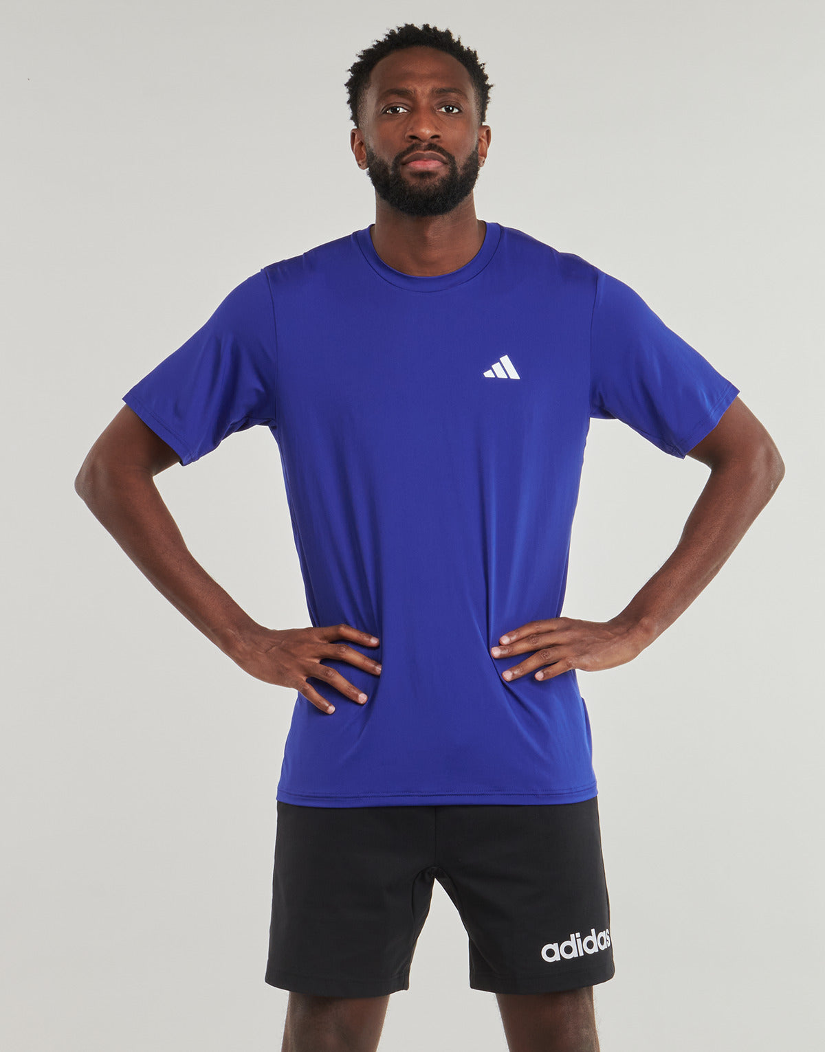 T-shirt Uomo adidas  Train Essentials Stretch Training T-Shirt  Blu