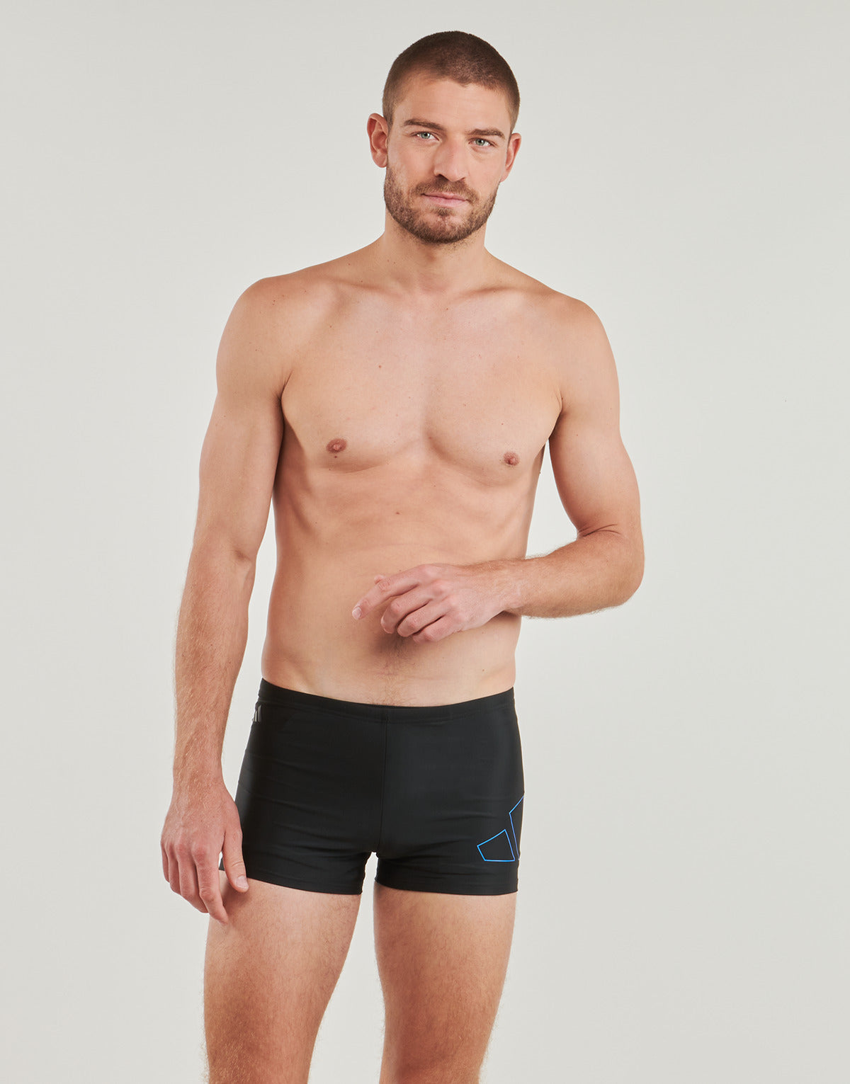 Costume / Bermuda da spiaggia Uomo adidas  Big Bars Swim Boxers  Nero