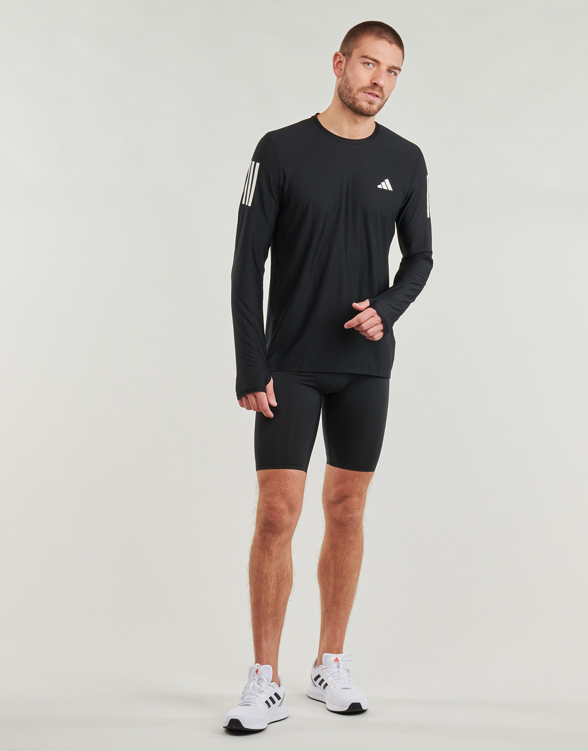 Leggings Uomo adidas  Techfit AEROREADY Short Tights  Nero