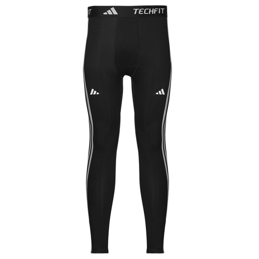 Leggings Uomo adidas  TECHFIT Compression Training 3-Stripes Long Tights  Nero